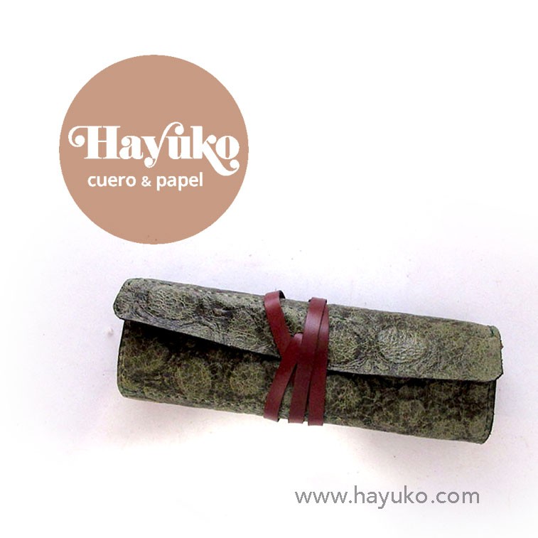 Hayuko, Rollo Lapices, hecho a mano, cosido a mano, Cuero
Artesania, Asturias, Artesanal